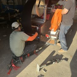 Superior Roof cleaning - Running the Gutter machine