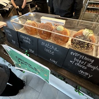Doughlab - Chocolate crème matcha latte doughnuts - Donuts Near Me - Sterling, Virginia