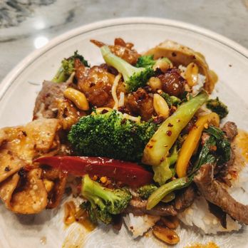 Golden Saigon - Mix of sesame chicken & kung pao beef - Vietnamese Near Me - Aurora, Colorado