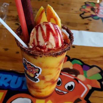 Dis-Fruta Tu Loko - Mangonada medium size - Ice Cream & Frozen Yogurt Near Me - Irving, Texas Dis-Fruta Tu Loko - Mangonada medium size - Ice Cream & Frozen Yogurt Near Me - Irving, Texas