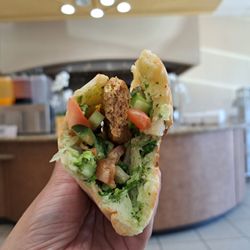 Mediterranean Bakery & Cuisine - Inside the Chicken Kabob samoon sandwich