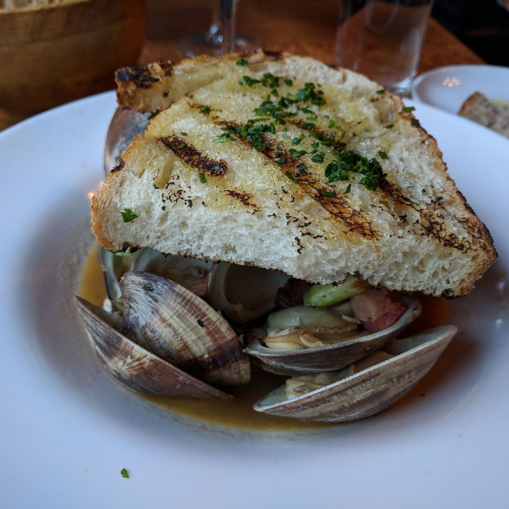 New Rivers - Roasted littleneck clams,$12 - New American Near Me - Providence, Rhode Island New Rivers - Roasted littleneck clams,$12 - New American Near Me - Providence, Rhode Island