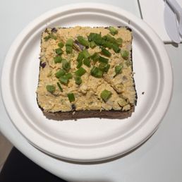Deviled Egg Salad Toast