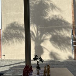 The Palms Barber Shop - The view outside the window of The Palms Barbershop.