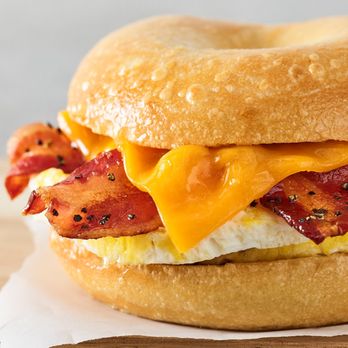 Bruegger's Bagels - bacon, eggs, and cheese - Bagels Near Me - Eagan, Minnesota
