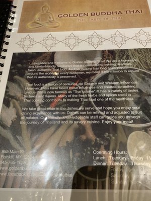 Menu photo 7 Golden Buddha Thai Fishkill, NY Menu photo 7 Golden Buddha Thai Fishkill, NY