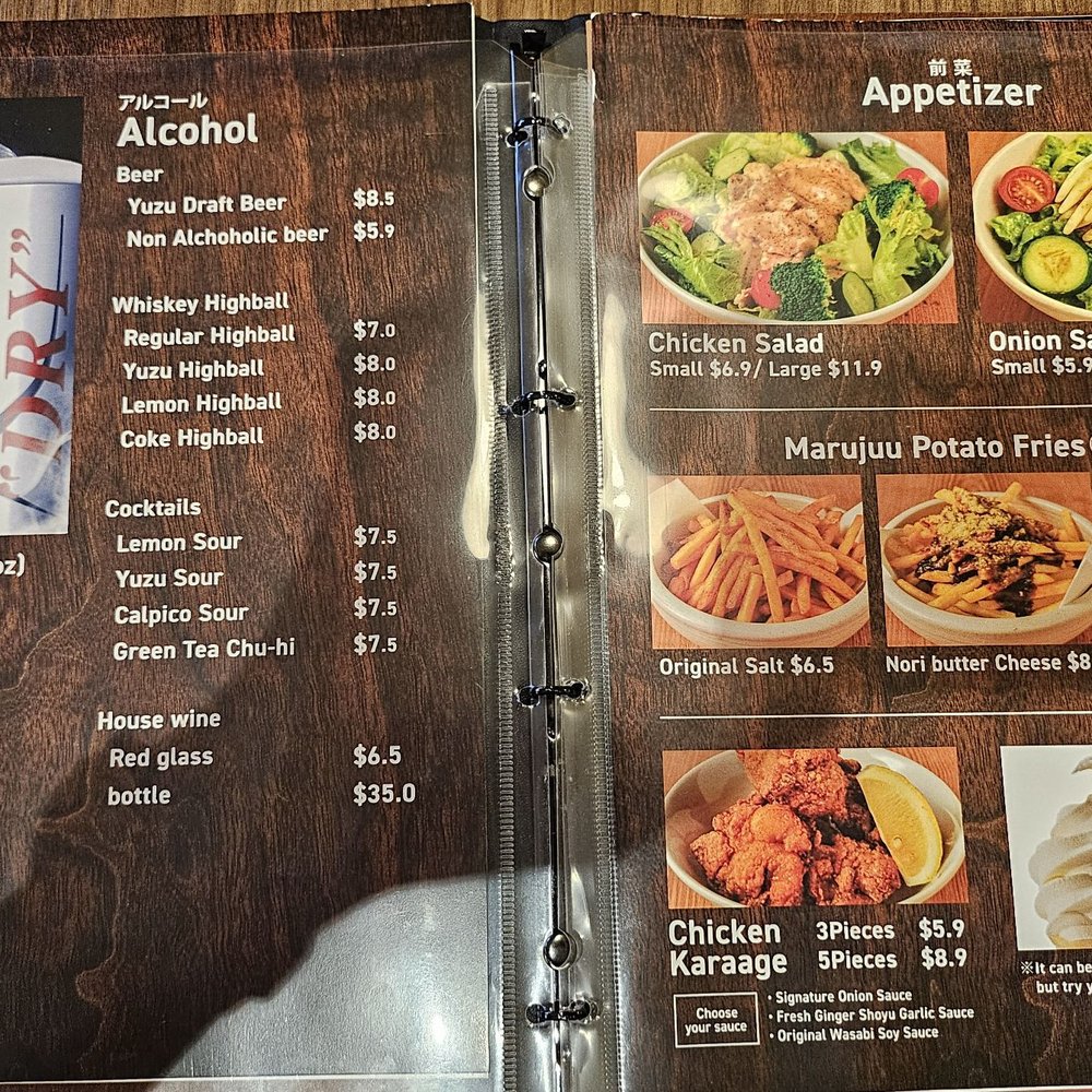 Marujuu - Menu - Japanese Near Me - Honolulu, Hawaii Marujuu - Menu - Japanese Near Me - Honolulu, Hawaii