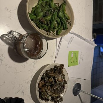 Empress Tavern - Shishito and Brussels sprouts - American Near Me - Sacramento, California