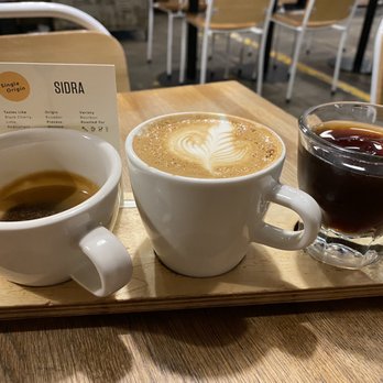 Flight Coffee Hangar - Flight of one type of coffee, prepared three ways - Coffee & Tea Near Me - Te Aro, WGN Flight Coffee Hangar - Flight of one type of coffee, prepared three ways - Coffee & Tea Near Me - Te Aro, WGN