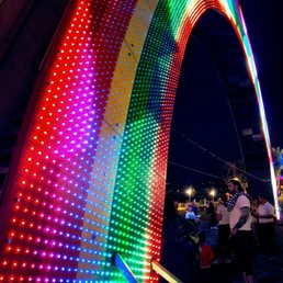 Rainbow by the riverfront