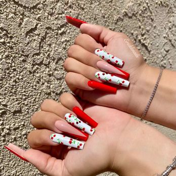 Nails By Erick Le - Cherry nails - Nail Technicians Near Me - Ontario, California Nails By Erick Le - Cherry nails - Nail Technicians Near Me - Ontario, California