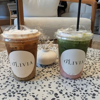 Café OLIVIA - Olivia and Pink Cloud - Coffee & Tea Near Me - Dallas, Texas