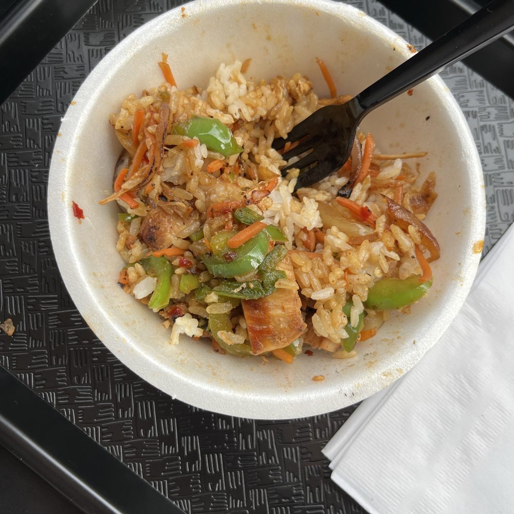 Dragon Chicken, mid meal