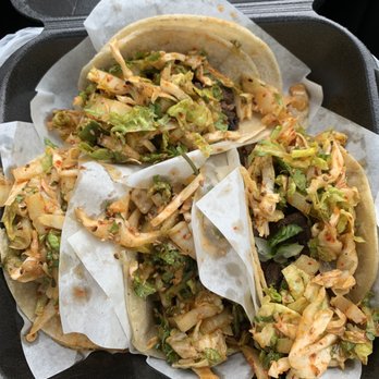 Del Seoul - Sesame - Chili Shrimp Kalbi taco - Korean Near Me - Chicago, Illinois