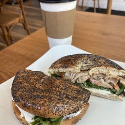 Tuna bagel