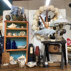 Whimseys Antiques - Beachy theme inside Whimseys
