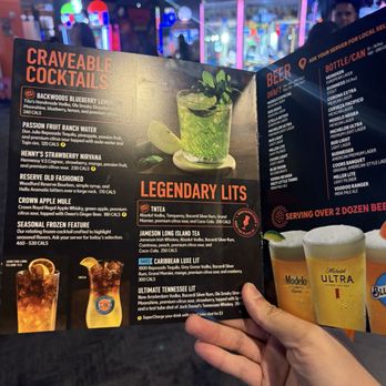 Dave & Buster's Orange - Very easy to read menu. - American Near Me - Orange, California Dave & Buster's Orange - Very easy to read menu. - American Near Me - Orange, California