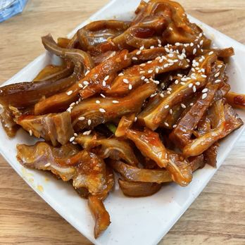 Ten Seconds Rice Noodle - Spicy E4. Pig Ears Dressed with Sauce - Noodles Near Me - Portland, Oregon Ten Seconds Rice Noodle - Spicy E4. Pig Ears Dressed with Sauce - Noodles Near Me - Portland, Oregon