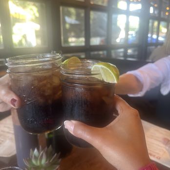 Maple Block Meat Co - Us cheering to friendship. Loved the cute mason jars. - Barbeque Near Me - Culver City, California Maple Block Meat Co - Us cheering to friendship. Loved the cute mason jars. - Barbeque Near Me - Culver City, California