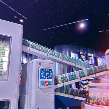 Dr Pepper Museum - 7up conveyor belt - Museums Near Me - Waco, Texas