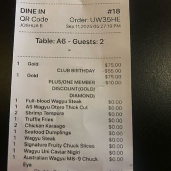 Chubby Cattle - Add the membership,  its basically gona pay you back this is the cheapest i have spent in any of the Chubby Franchises for 2 ppl - Barbeque Near Me - Cerritos, California