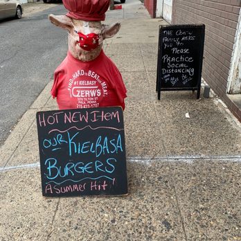 Czerw's Kielbasy - a man dressed as a reindeer - Meat Shops Near Me - Philadelphia, Pennsylvania Czerw's Kielbasy - a man dressed as a reindeer - Meat Shops Near Me - Philadelphia, Pennsylvania