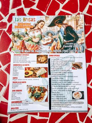 Menu photo 3 Las Brisas Taqueria Fallbrook, CA