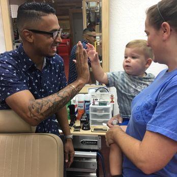 Mco Exclusive Barbers - His First Haircut by Mr. Bermudez - Barbers Near Me - Kissimmee, Florida Mco Exclusive Barbers - His First Haircut by Mr. Bermudez - Barbers Near Me - Kissimmee, Florida