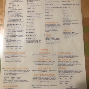 Cocineros - Main menu - Latin American Near Me - Hyattsville, Maryland