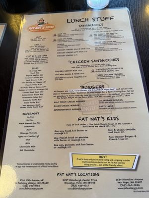 Menu photo 1 Fat Nat's Eggs St. Anthony, MN Menu photo 1 Fat Nat's Eggs St. Anthony, MN