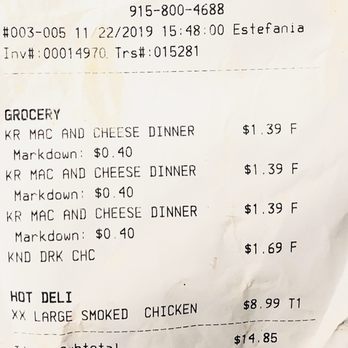 Vista Urban Market - My first receipt from this nice market. - Grocery Near Me - El Paso, Texas Vista Urban Market - My first receipt from this nice market. - Grocery Near Me - El Paso, Texas