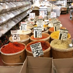 International Grocery - Huge selection of spices, Greek products, nuts, cheeses and pita breads.