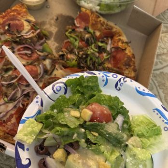 Pizzava - The Greek salad is so fresh and the dressing a perfect topper for a great salad! - Pizza Near Me - Sparks, Nevada