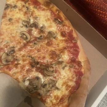 Pizza Sam - Mushroom pie. Light on the mushrooms. Meh - Pizza Near Me - Jackson Heights, New York
