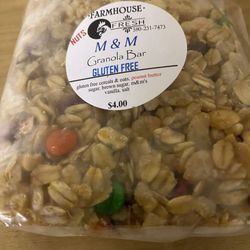 Rowdy Stickhorse - Gluten Free Granola Bar with M&M's