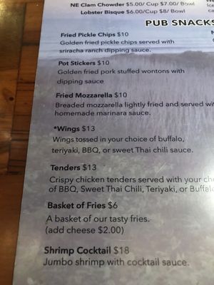 Menu photo 1 Bonvue Inn Narragansett, RI Menu photo 1 Bonvue Inn Narragansett, RI