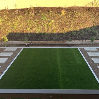 Tony's Landscape - Artificial turf put in with concrete curbs and steps. Drip systems in the back for 4 fruit trees and along the sides for additional plants - Landscaping Near Me - Rialto, California Tony's Landscape - Artificial turf put in with concrete curbs and steps. Drip systems in the back for 4 fruit trees and along the sides for additional plants - Landscaping Near Me - Rialto, California