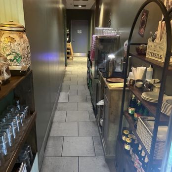 Bangkok street food - They do have a bathroom at the back. - Thai Near Me - Chamblee, Georgia