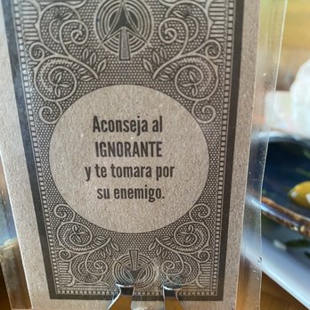 Castro’s - Nice Lotería card - Latin American Near Me - Honolulu, Hawaii