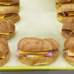 Best Donuts And Kolache Shop - Croissants
(sausage/egg/cheese)
(ham/egg/cheese)
(bacon/egg/cheese)