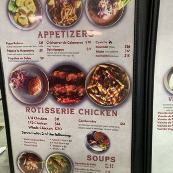 El Pollo Inka - Carson - Menu as of 11/17/24 - Peruvian Near Me - Carson, California