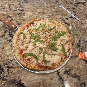 Jockamo Upper Crust Pizza - 10" pizza with chicken and green peppers - Salad Near Me - Indianapolis, Indiana