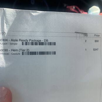 David's Bridal - This is the so called itemized statement - Bridal Near Me - Houston, Texas David's Bridal - This is the so called itemized statement - Bridal Near Me - Houston, Texas
