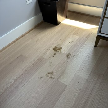 The Cleaning Authority - Fairfax - The excellent large stain left on my brand new floors. - Home Cleaning Near Me - Fairfax, Virginia