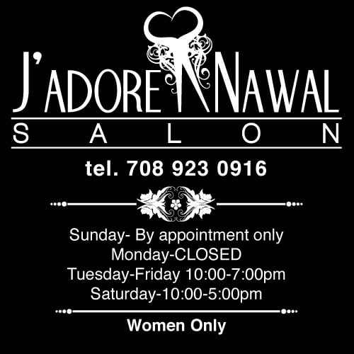 J'adore Nawal Salon Logo