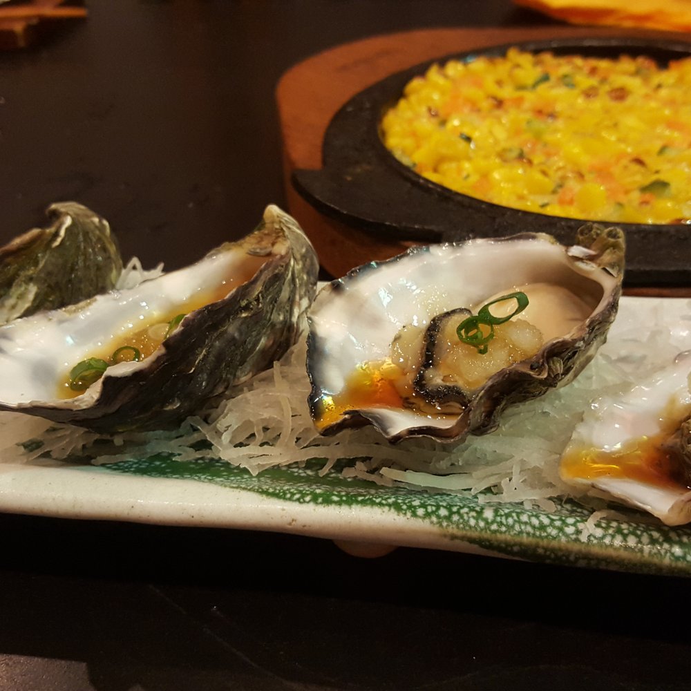 Nara Japanese Seafood Restaurant - Set menu- Oysters and butter sweet corn - Japanese Near Me - Epping, NSW