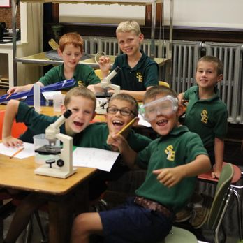 Saint Benedict School - Fun times during a science lab! - Preschools Near Me - Amherst, New York Saint Benedict School - Fun times during a science lab! - Preschools Near Me - Amherst, New York