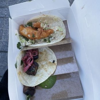 bartaco Seaport - Glazed Pork Belly and Baja Fish Tacos - Tacos Near Me - Boston, Massachusetts