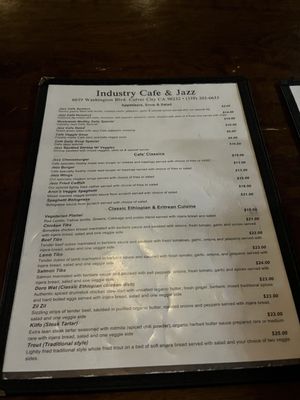 Menu photo 1 Industry Cafe & Jazz Culver City, CA