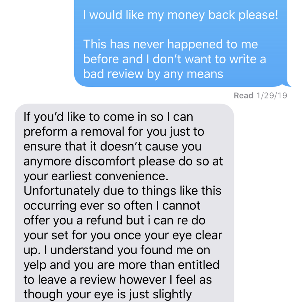 Lashes On Fleek - Continued messages from Nia - Eyelash Service Near Me - Glendale, California Lashes On Fleek - Continued messages from Nia - Eyelash Service Near Me - Glendale, California